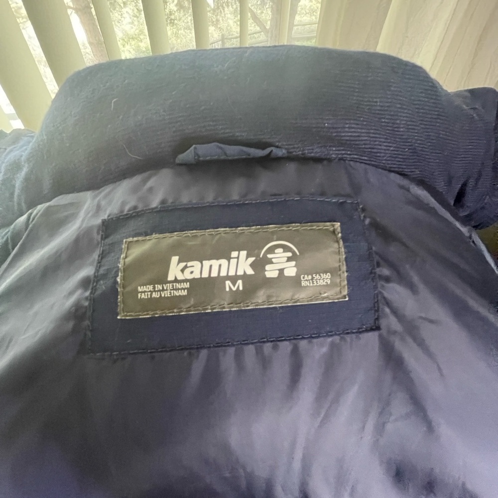 Kamik Women's Navy Goose Filled Puffer Jacket - Picture 5 of 13
